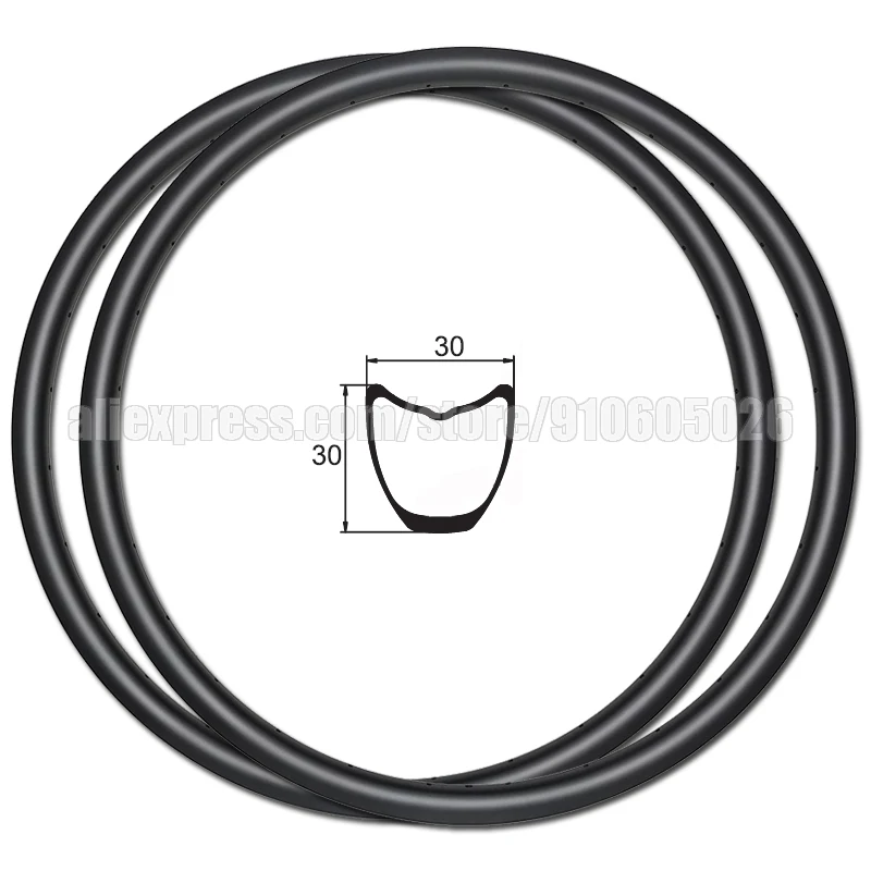 Ultralight MTB Rims Carbon 30mm Tubular Disc Brake for 29