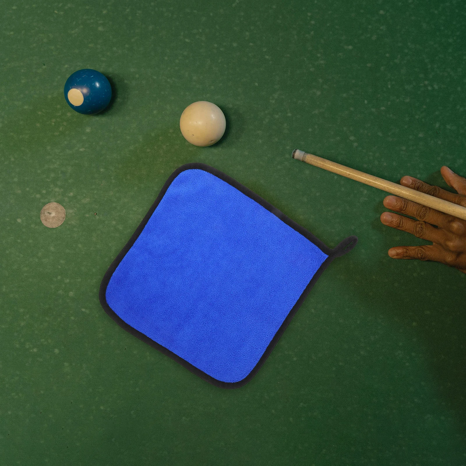 Accessoires de billard en microfibre, 5 pièces, chiffon de nettoyage pour queue de billard, arbre de Table de billard, nettoyeur de tissu