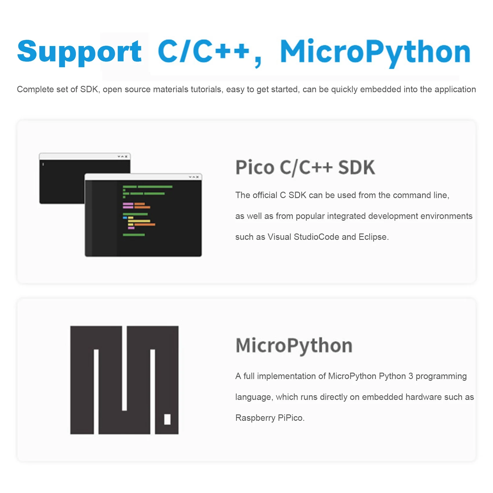 للوحة تطوير Raspberry Pi RP2040 شاشة عرض 1.28 بوصة مستديرة/LCD/أجهزة استشعار الجيروسكوب