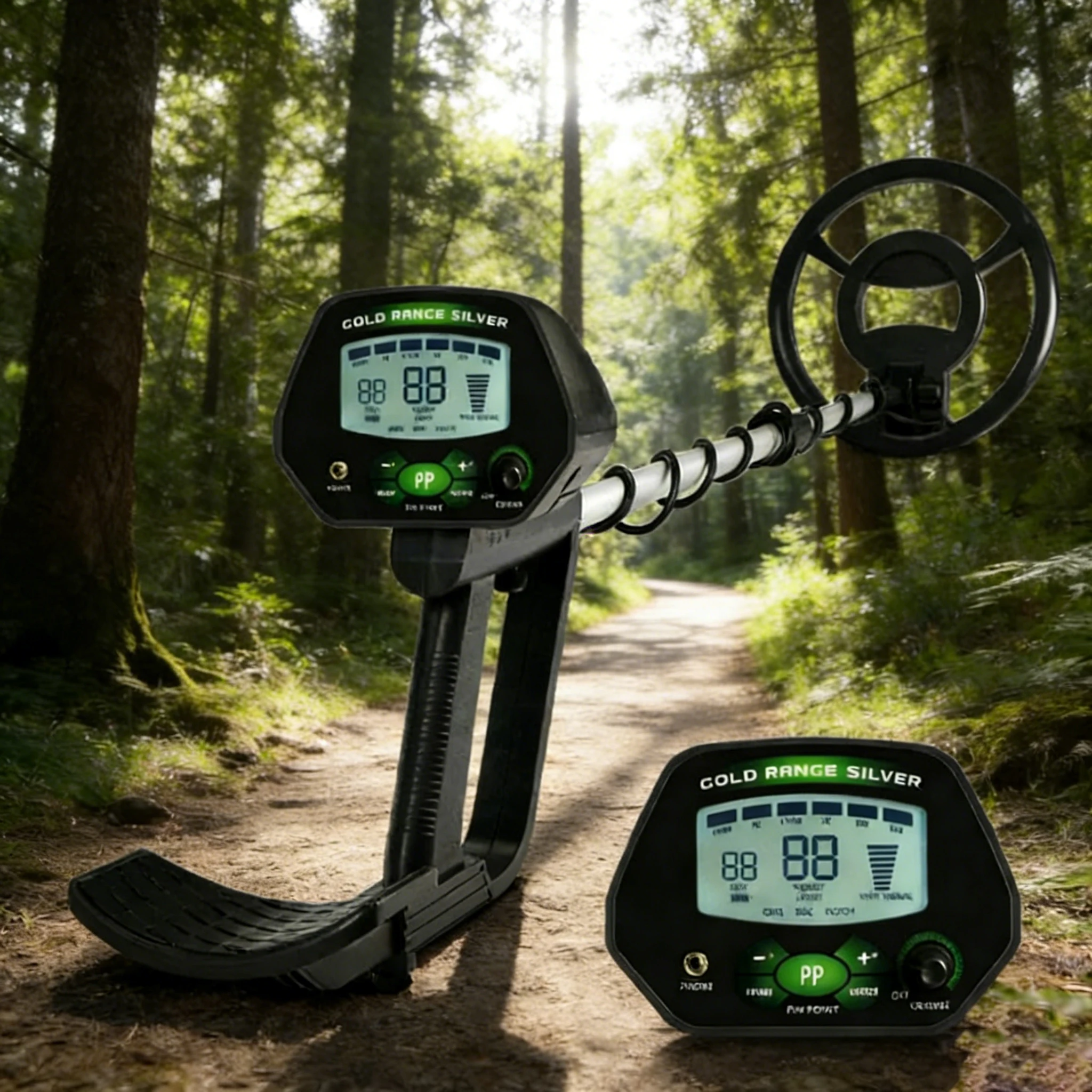 

MD-4090 High Accuracy Metal Detector Professional Underground Gold Detector Waterproof Search Coil Treasure Hunter for Adults