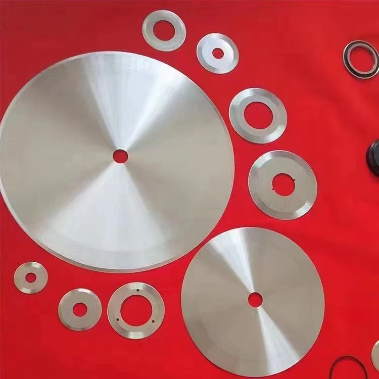 

Paper/plastic/tyre/textile/cardboard Steel Round Knife Cutting Blade For Printing Packaging Industrial Slitter Blade