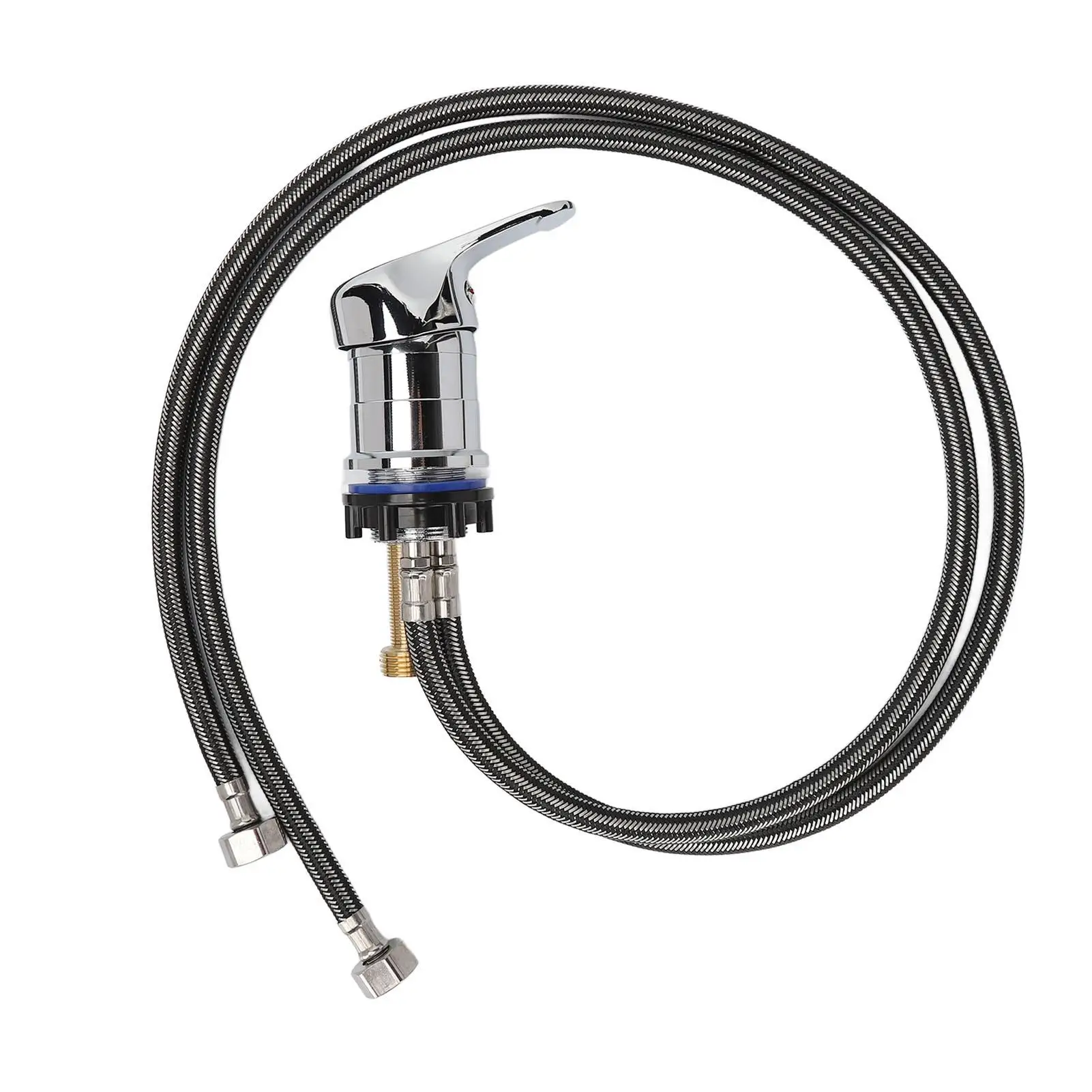 

Corrosion Resistant Ceramic for shampoo Bowl Faucet Easy Install Zinc Alloy Hair Salon Washing Sink Faucet