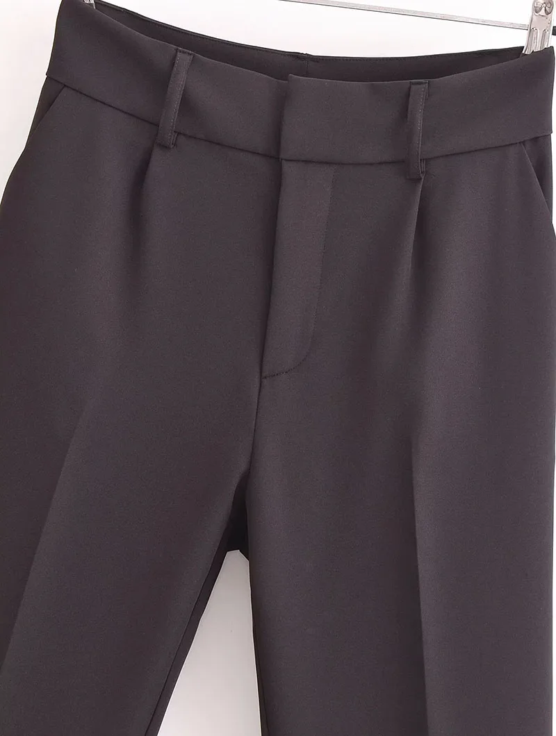 Solid Color All-Match Women's Suit Pants Casual Simple Office Occupation Lady Pencil Trousers High Waist Slimming Long Pants