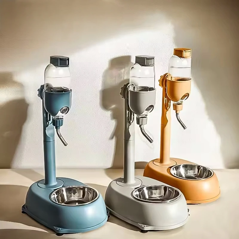 

Automatic Pet Dispenser, Anti Tipping Dog Bowl, Drinking Water Bottle, Feeding Water Dispenser, Hanging Water Kettle, Detachable