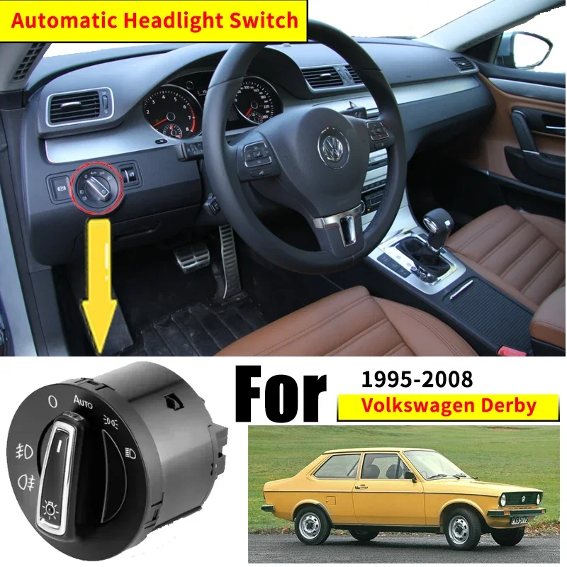 For Volkswagen VW Derby 1995~2008 Headlight Automatic Switch Car Accessories Auto Light Tuning Modified 1997 2002 2005 2007