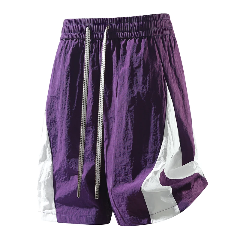 2026 Summer Style American Shorts for Men, Beach Pants for Men, Casual Pants for Men, Trendy Brand Loose Patchwork Pants