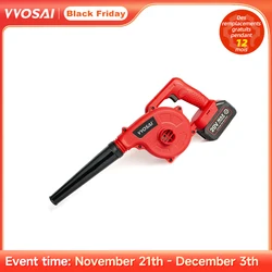 VVOSAI 20V Garden Cordless Blower Vacuum Clean Air Blower for Dust Blowing Dust Computer Collector Hand Operat Power Tool