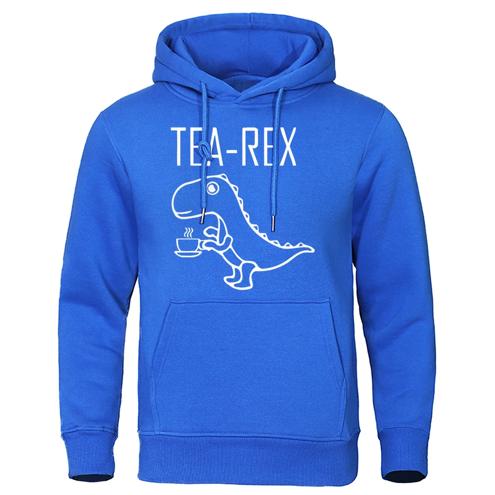 Cartoons Tea Rex Cute Funny Prints Clothing Mens Soft Streetwearpullovers Crewneck Personality Hoodies Casual Fashion Hoody Men