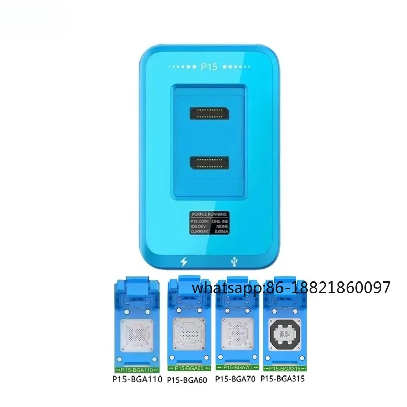 

JCID Programmer P15 Nand with BGA315 BGA110 BGA70 BGA60 for IPhone 6-15 IPad Nand Flash Read Write Format Repair No Disassembly