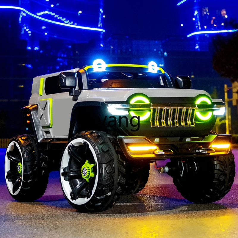 CX Children's Electric Four-Wheel off-Road Vehicle for Boys and Girls Baby Child Children Remote Control Toy Car