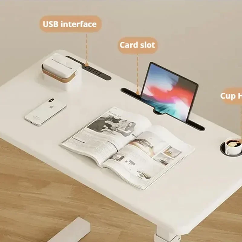portable folding table Computer Desk Organizer Corner Writing Adjustable Office Desk Work Auxiliary Table Folding Table Office