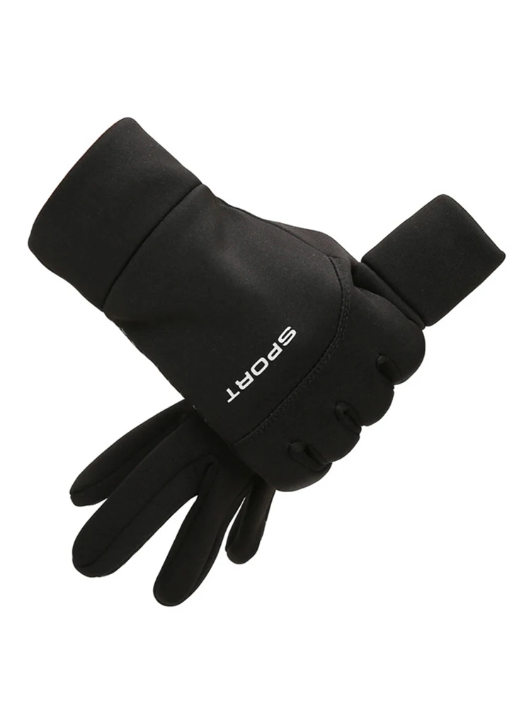 AliExpress NONE New Winter Outdoor Sports Running Glove Warm Touch Screen Gym Fitness Full Finger Gloves For Men Magic Gloves