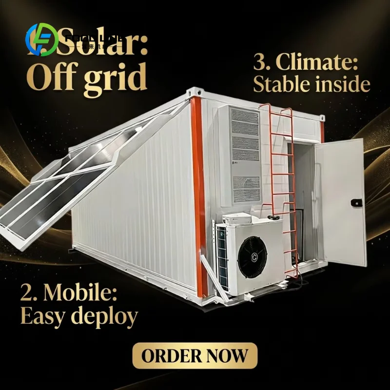 Customized Solar Cold Storage Room Equipped with 100/150/200mm PU Thermal Sandwich Panels Remote Control Energy Saving Design
