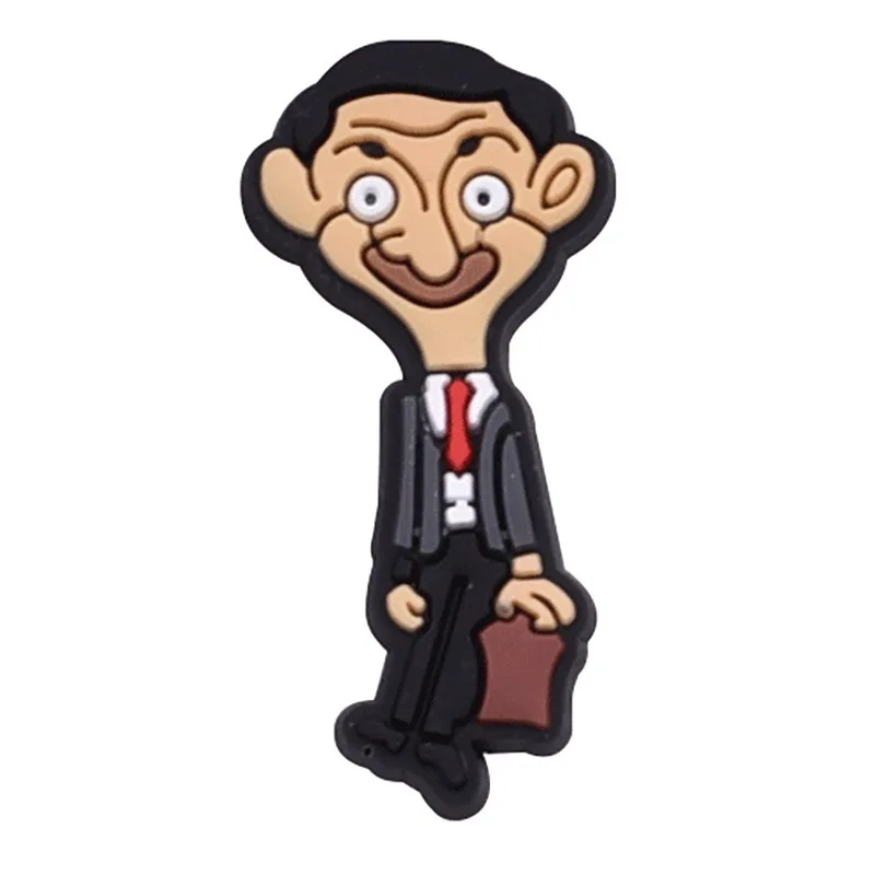 9/50 Stück Mr. Bean Schuh-Charms, Cartoon-Schuhaccessoires, passend für Clogs, Sandalen, Gartenschuhe, Dekorationen, Schnallen für Kinder, Geschenke – Detail 14