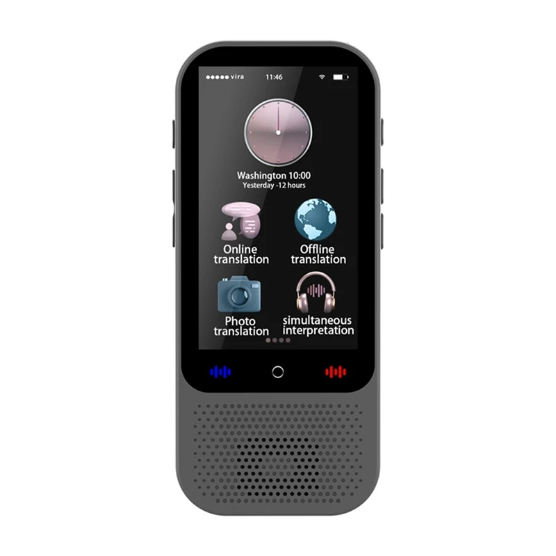 RISE-Portable Translation Machine S80 Pro Chatgpt Real-Time Languages Translate Smart Voice Photo Text Recording Translator