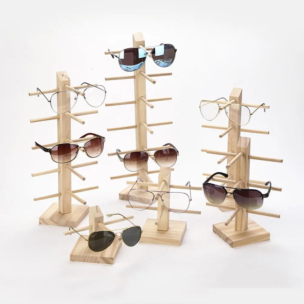 Multi Layers Wood Sunglass Display Racks Shelf Eyeglasses Show Stand Jewelry Holder For Multi Pairs Glasses Showcase Women_voghion.com