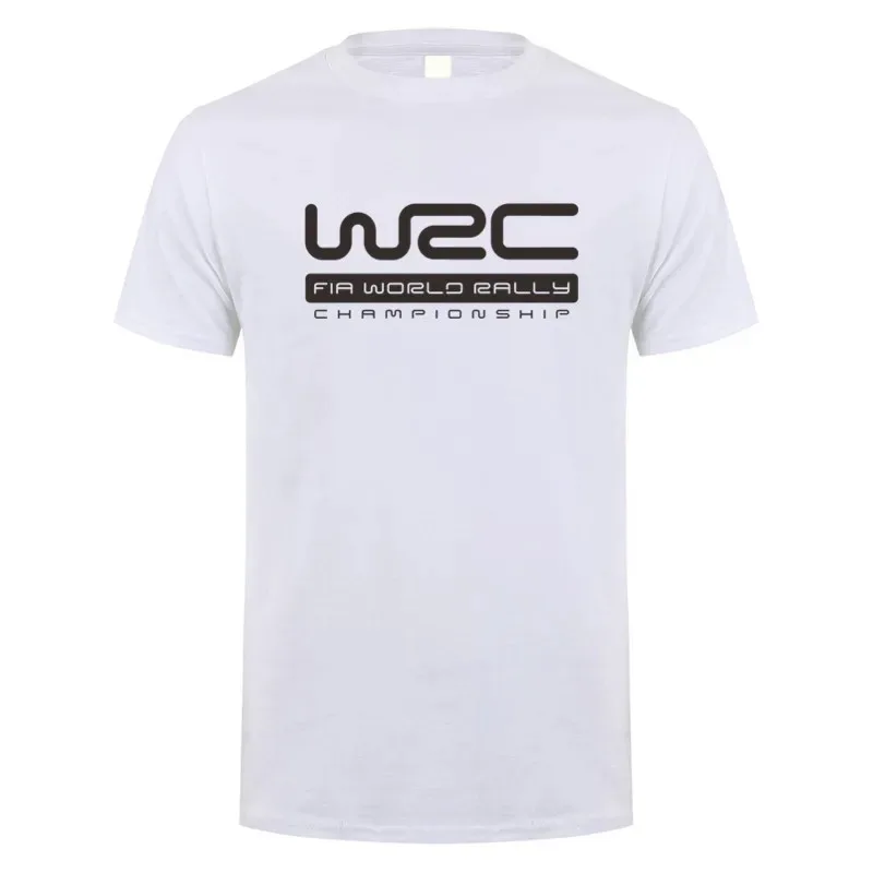 World Rally Championship WRC T Shirts Fashion Men Summer Short Sleeve Cotton Mans T Shirt  Printed Round Neck Loose Casual Top