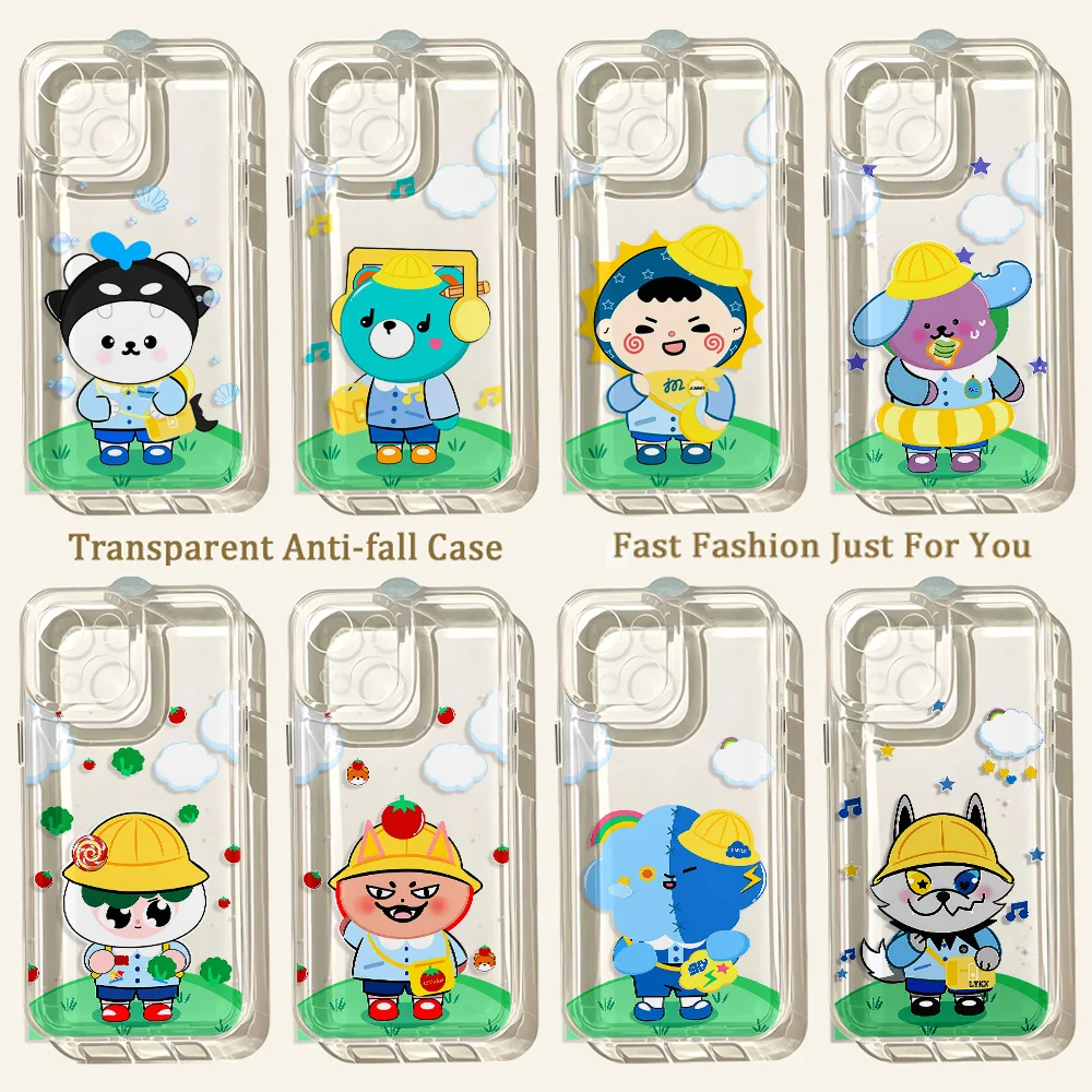 HOT Cartoon Mascot GMMTV Phone Case For Samsung Galaxy A37 A57 A16 A07 A17 A36 A26 A56 A55 A35 A25 A15 A54 A24 A14 A06 A13 4G 5G