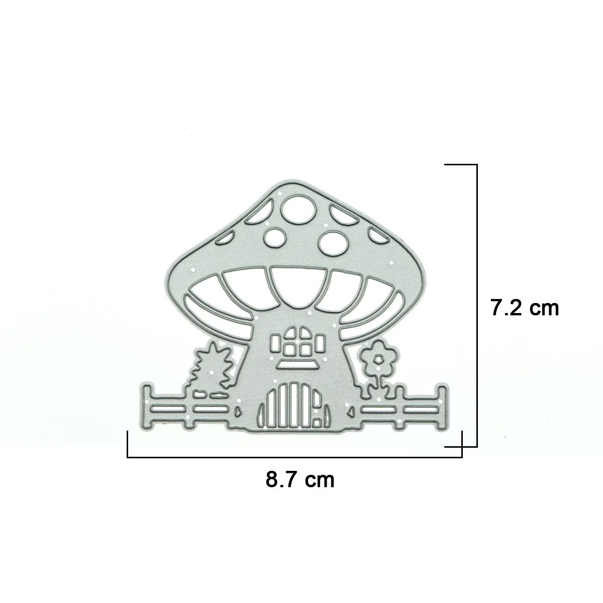 Metal Cutting Dies Mushroom House Pattern For Scrapbooking Fairy Tale Clipart Paper Punch Stencil DIY Greeting Cards Decorating