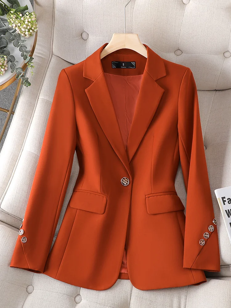 

Slim Fit Women's Jaet Waist-Cinching Spring Autumn 2025 New High-End Casual Personali Polyester Long Sve