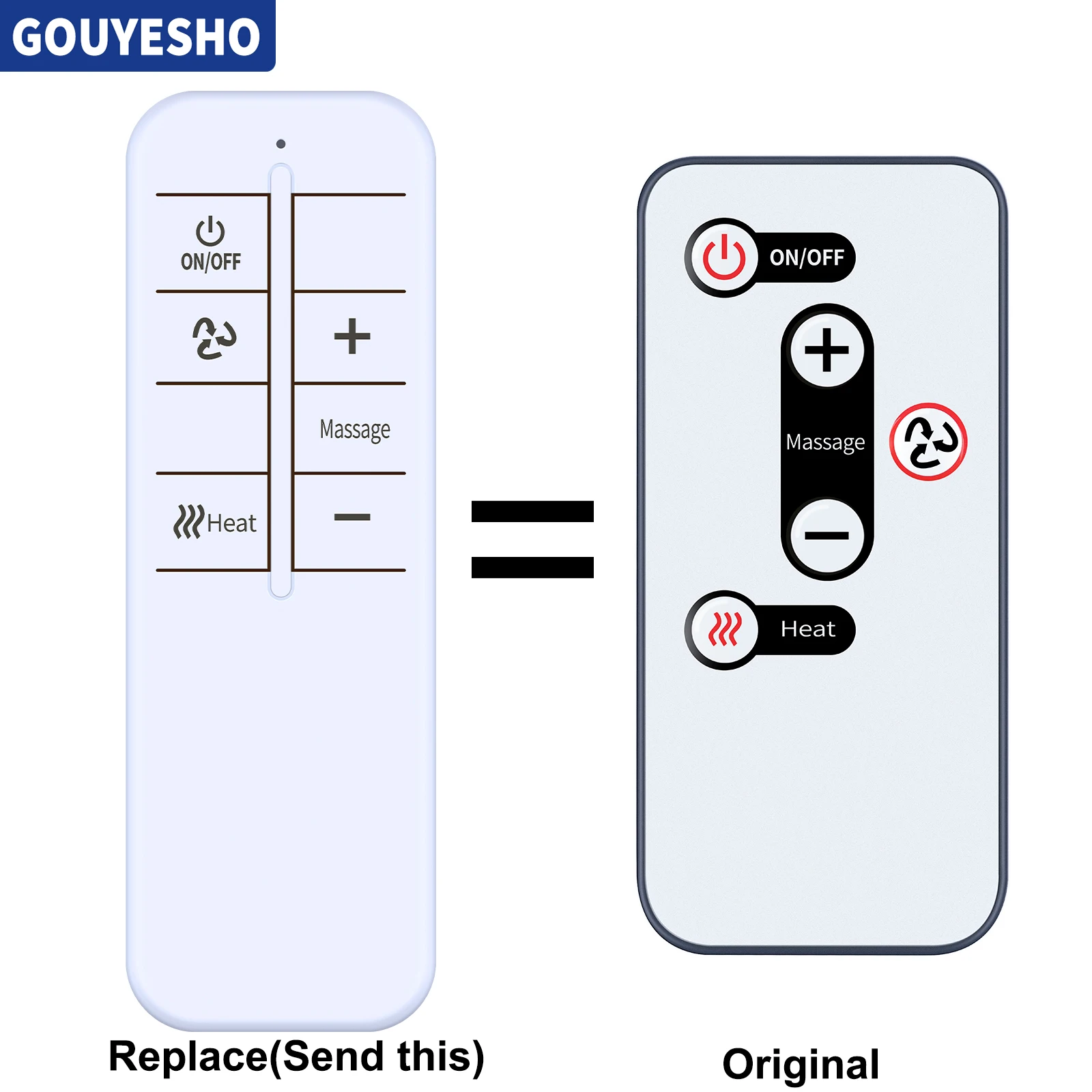 

New Remote Control Only For Miko MMF-01C Foot Massager Replacement