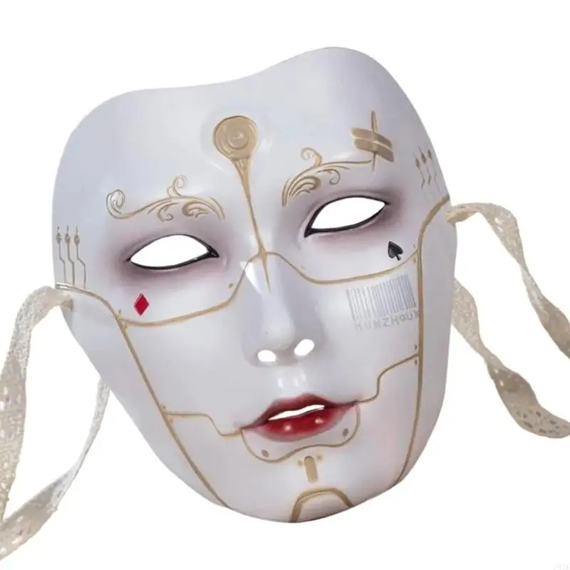 2025 New Mechanical Man Mask Masquerades Accessory For Men Women Halloween Cosplay