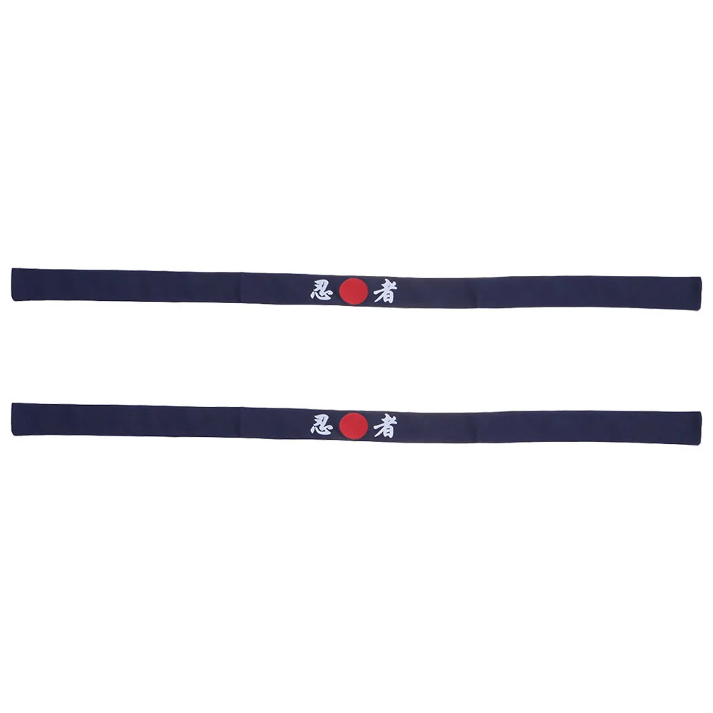 

2pcs Chef Japanese Style Cooking Headwear Wide For Men Sushi Chef Supply Karate Headband Yoga Workout Running Fitness Headband