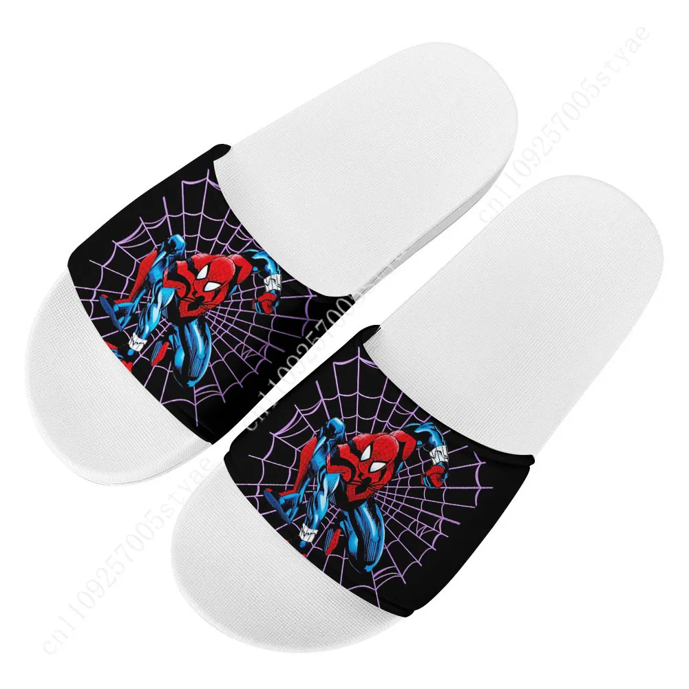 Marvel Spider-Man Avengers Hot Slippers Mens Womens Summer Custom Sandals Lightweight Casual Slide Sandals