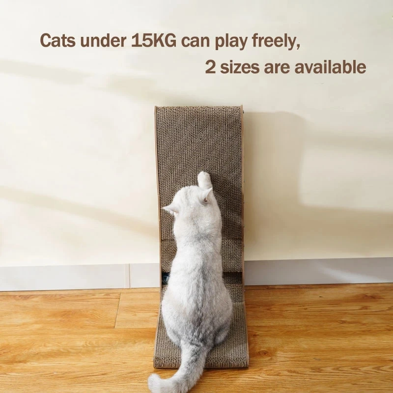 L-shaped Cat Scratcher Board Detachable Cat Scraper Scratching Post for Cats Grinding Claw Climbing Toy Pet Furniture Supplies