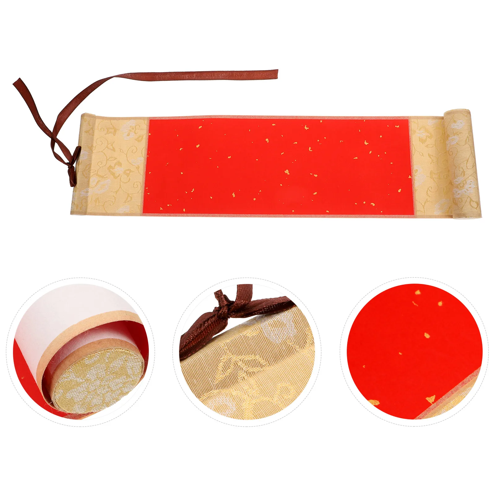 

Translucent Blank Rice Paper Hanging Scroll Practicing Invitation Xuan for Calligraphy