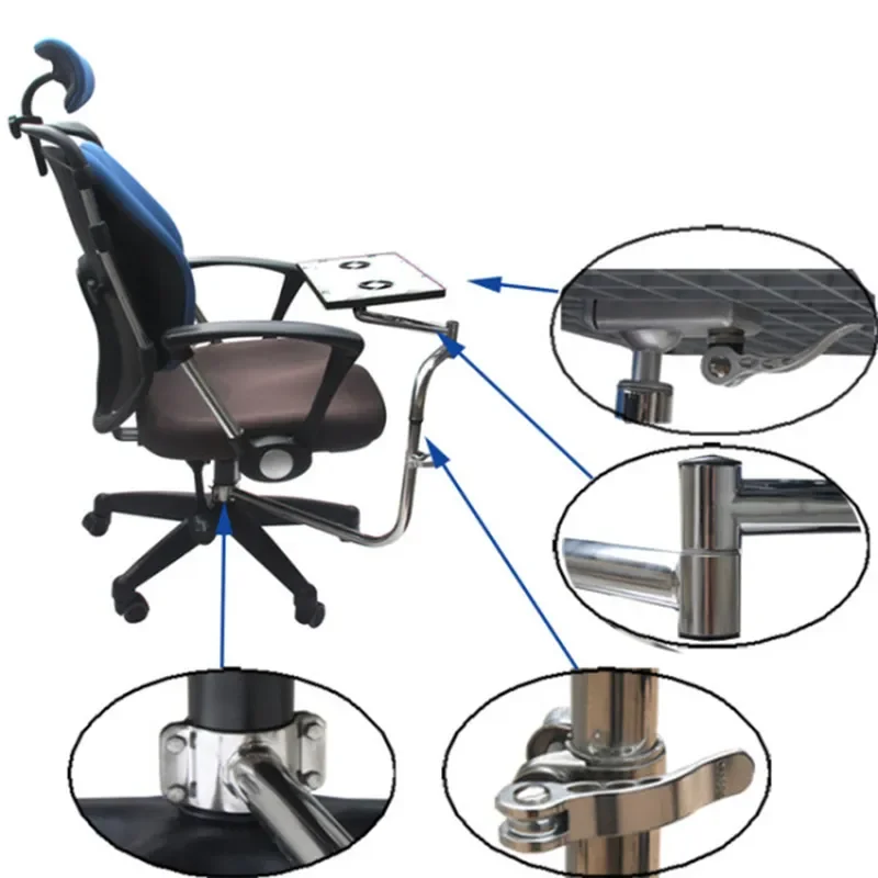 Adjustable Laptop Stand with Rotating Mouse Pad Multifunctional Desk Organizer for Keyboard and Computer Accessories Home 4