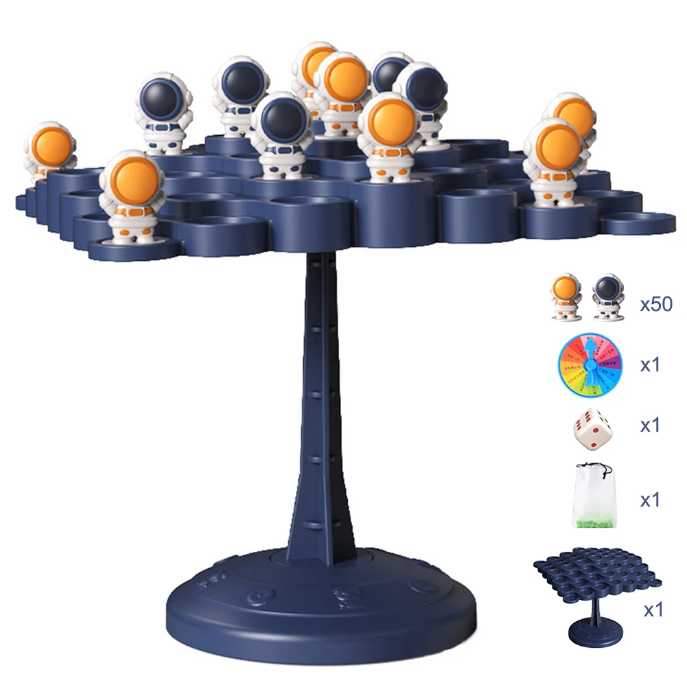 Astronaut Parent-Child Interactive Toy Educational Tabletop Game Balance Tree Counting Toys Gift for Boys Girls