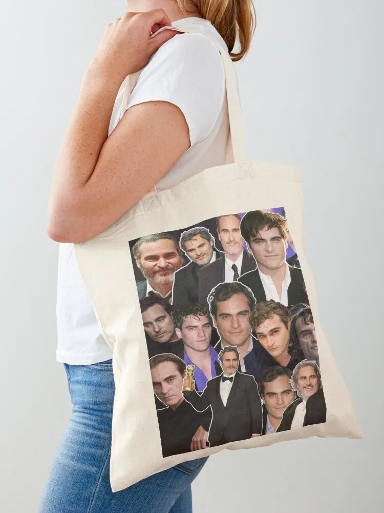joaquin phoenix collage Tote Bag Gift bags tote bag university Reusable bags sacs de shopping