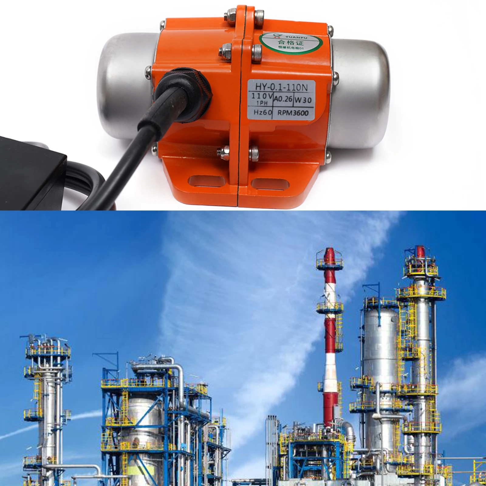 

1-Phase 30W Vibration Motor (110V), Efficient and Reliable for Various Applications