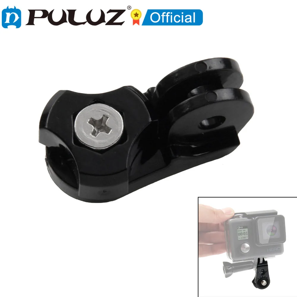 PULUZ Screw Tripod Mount Connecting Adapter for GoPro Hero12 Black Hero11 10 9 8 7 6 5/ Insta360 Ace/ Ace Pro/ DJI Osmo Action 4