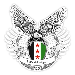 V1405#  Eagle Badge Wth Coat of Arms of Syria Sticker Waterproof Accessories on Bumper Rear Window Laptop