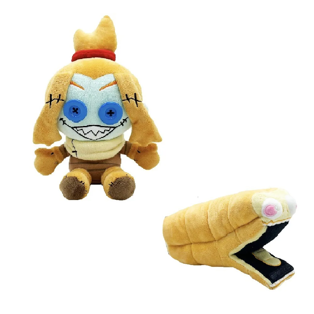 

The Gaslights Districts плюшевая стоячая поза зомби плюшевая для подарка ребенку милая подушка с открытым ртом хлебная подушка для девочек-ужасов