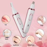 Portable 4-in-1 mini electric shaver USB charging Painless female Hair remover Multi-functional hair trimming set