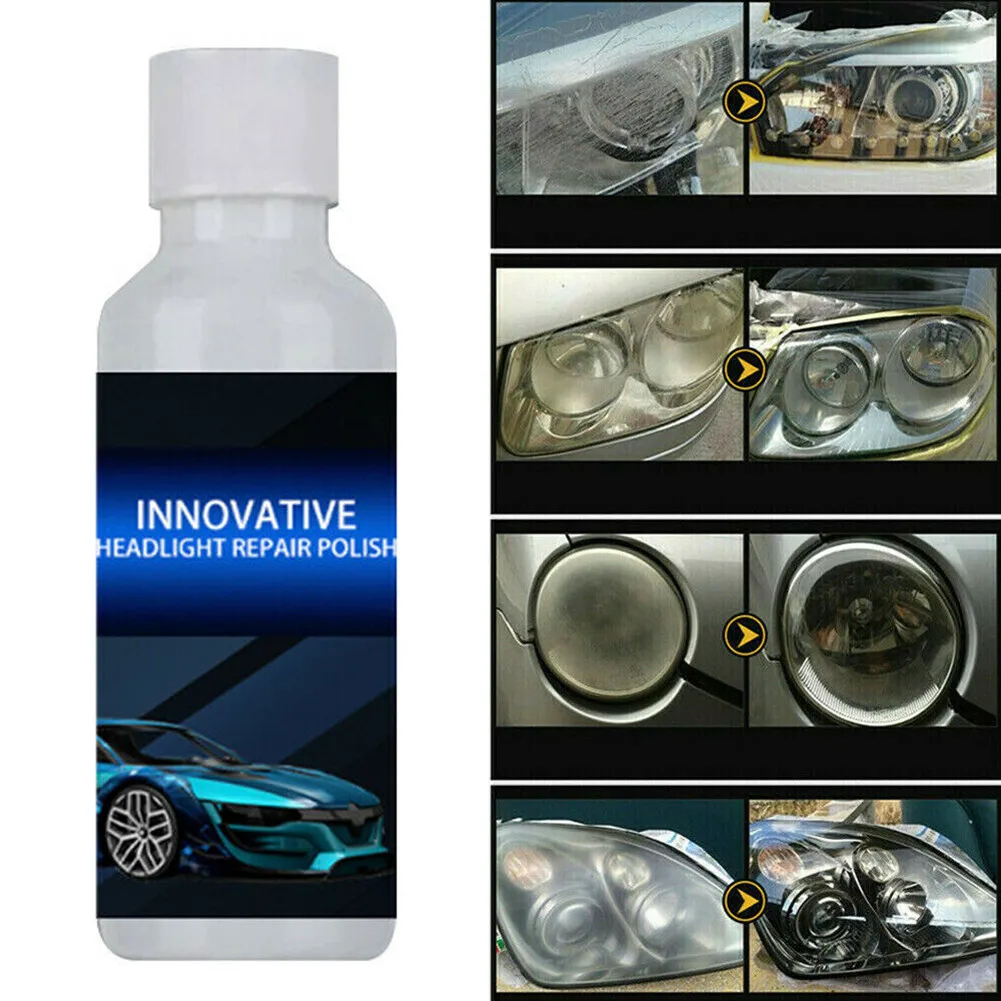 

20ML Car Headlight Oxidation Scratch Repair Fluid Has High Transparency For Car Headlight Polishing Rusty Cleaning Fluid Kit