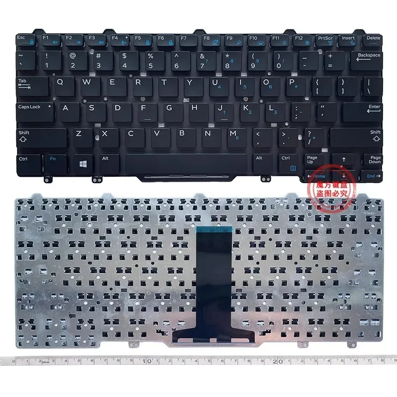 Nowa klawiatura amerykańska do klawiatury laptopa DELL Latitude 5480 5488 7480 5450 5491 7490