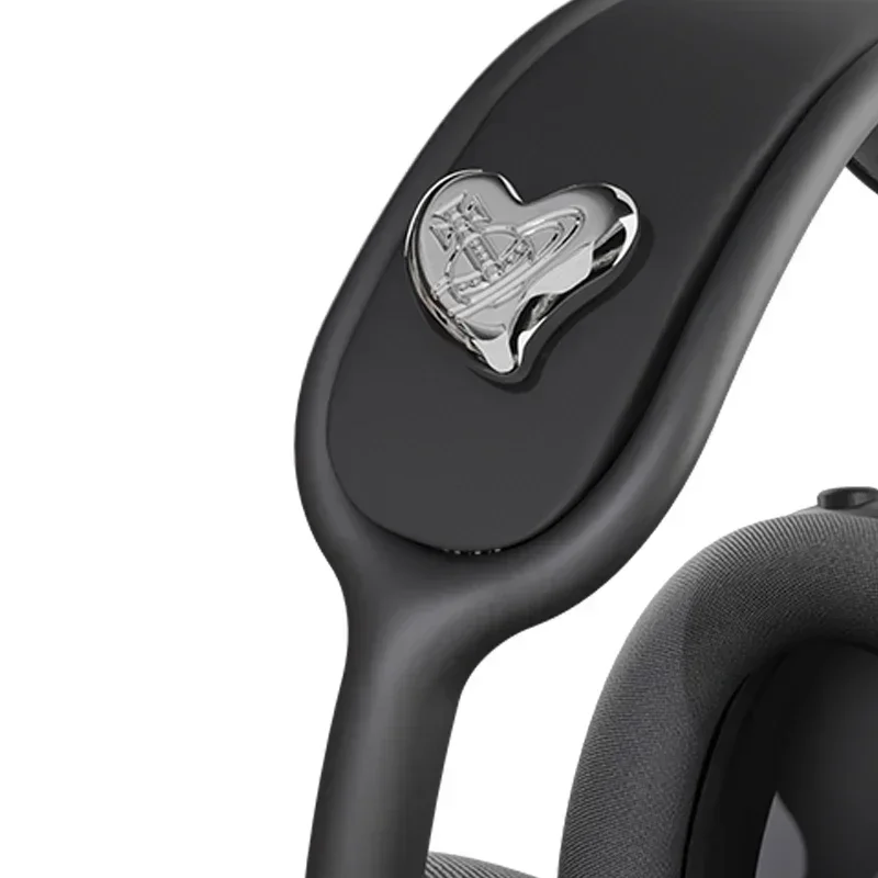 Airpods Max กรณี y2k Custom Silver Love หูฟังตกแต่ง AirpodsMax กรณีสิ่งที่แนบมาหูฟัง Hand Beam อุปกรณ์เสริม