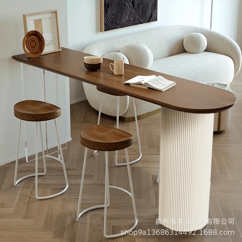 Подвесной акриловый барный стол из цельного