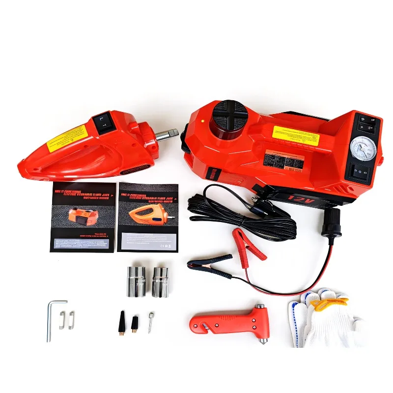 3 in 1 Air Jack Electric Hydraulic Jack Portable 5ton 12v Car Jacks Lifting Set Automatic Repair Kit for Car Care