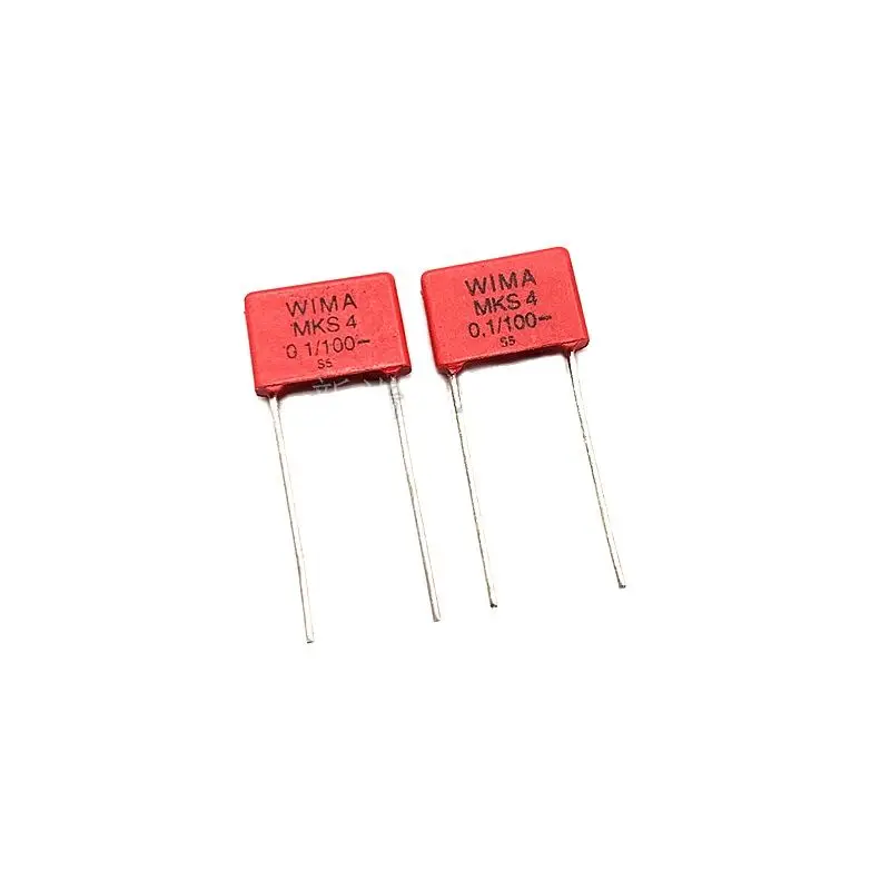 

10pcs/Germany Weimar WIMA 100V 104 0.1UF 100V 100nF MKS4 Pin Distance 7.5 Audio Capacitor