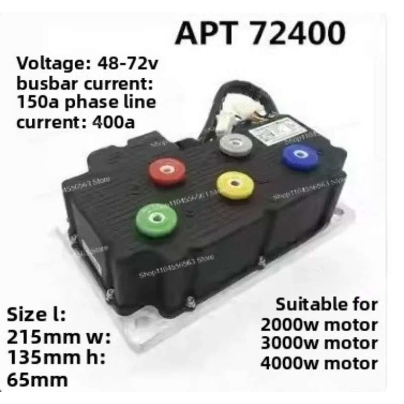 5KW 60V/72V Motor Controller (APT-72400), Sinusoidal Wave Type for Automobile Wheel Motors & Electric Motorcycles