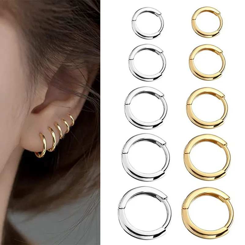 Earrings Piercing Hoop Tragus 316L Small Steel Jewelry Conch