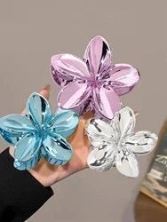 1 Pcs Fashion Dopamine Shiny Egg Flower Hair Claws For Women Girls Party Hair Accessories