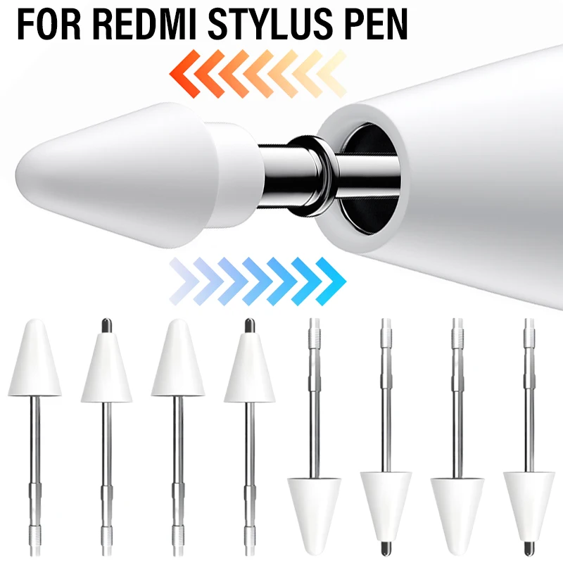 For Xiaomi Mi Pad Redmi Pencil Tips Stylus Pen Replacement Nib Smart Pencils Metal Wear-resistance Spare Nibs For Xiaomi Tablet