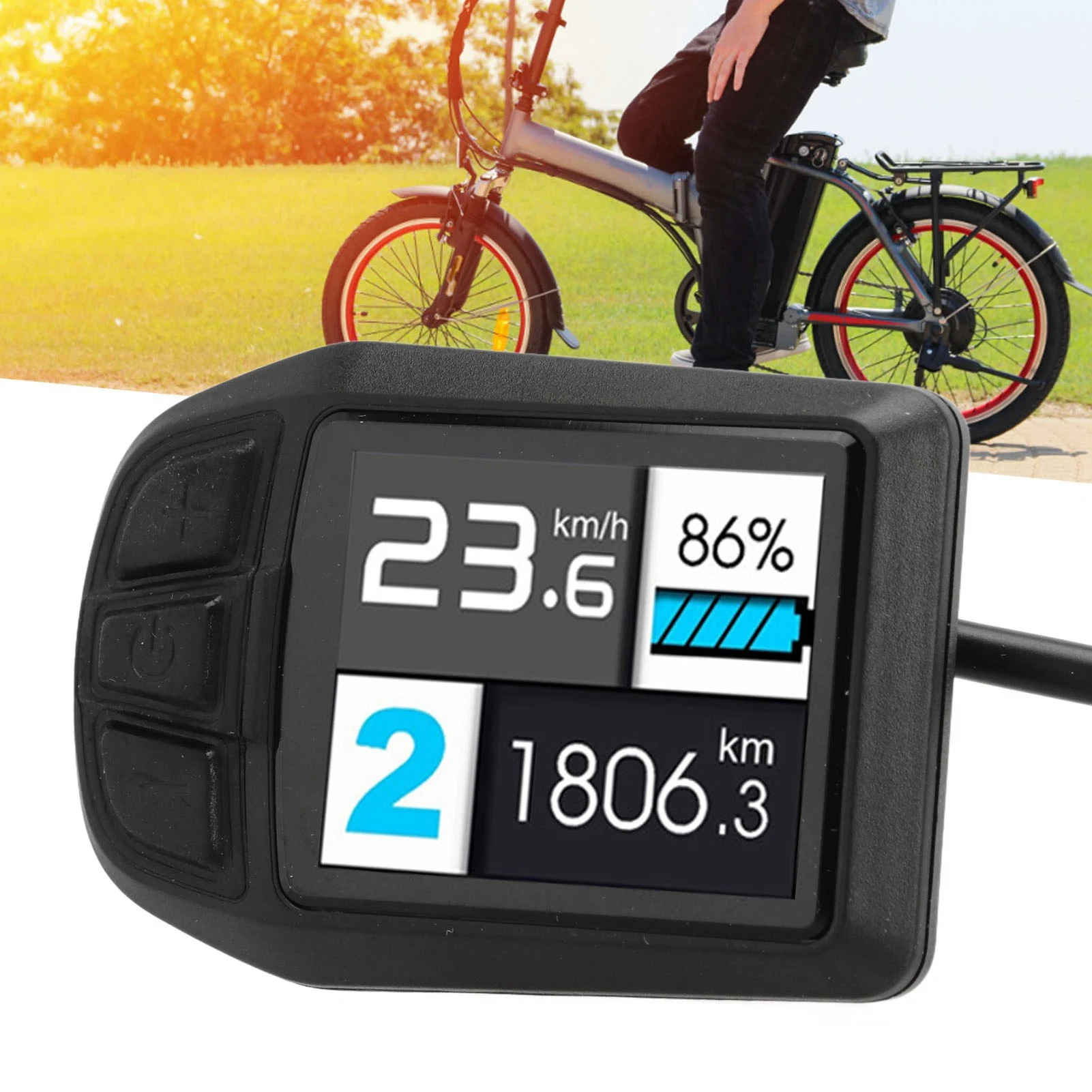 

Electric Bike Meter Control Panel Electric Bike Display UKC3 ABS Electric Lithium Assisted Conversion Accessories