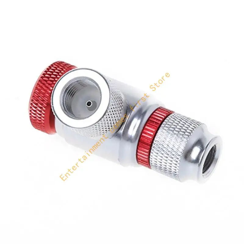 CO2 Tyre Filler Air pumps Gas Nozzle Adapter Road Bike Tire Inflator CO2 Inflator Head for Road & Mountain Bikes 55KD